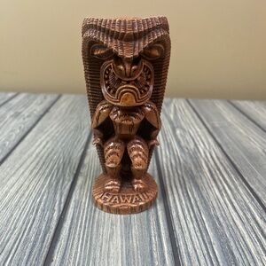 Vintage Coco Joe's Hapa Wood Tiki Bookend Figurine Made in Hawaii